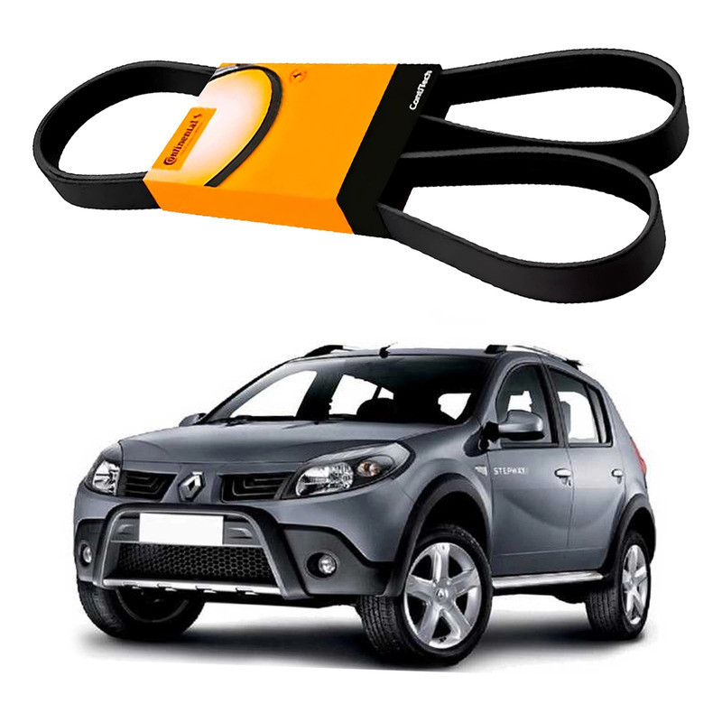 Correia Alternador Sandero Stepway 1.6 16v 2007 A 2014 em Oferta na Shopee