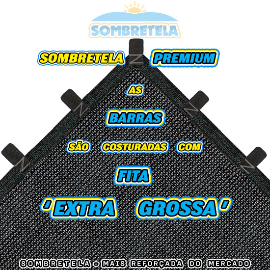 Tela Sombrite 80%  5x2 5x3 5x4 5x5 5x6 5x7 5x8 Sombreamento Acabamento Toldo Garagem Piscina Plantas