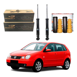 Kit Amortecedor Traseiro Polo 1.6 2.0 2002 A 2006