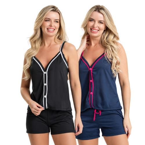 Kit 2 Baby Doll Bloguerinha com Botões – Alcinha Malha Premium | Cores Sortidas em Oferta na Shopee