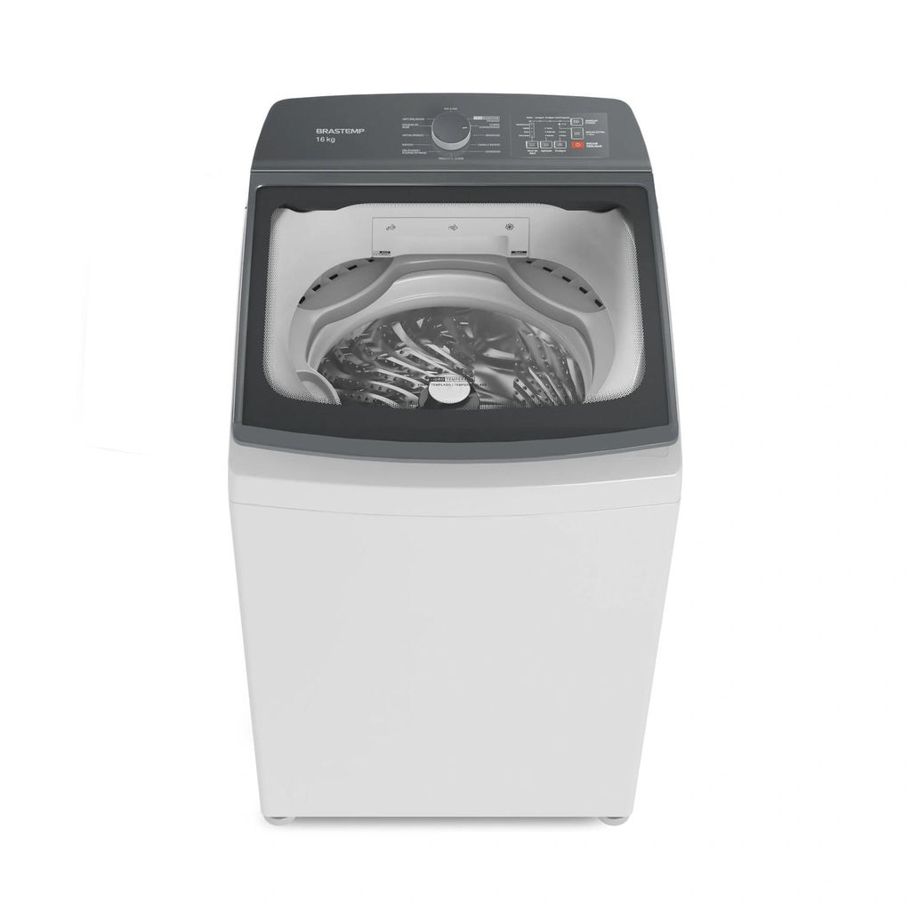 Máquina de Lavar Brastemp 16Kg Branca com Ciclo Tira Manchas Advanced e Ciclo Antibolinha - BWK16AB