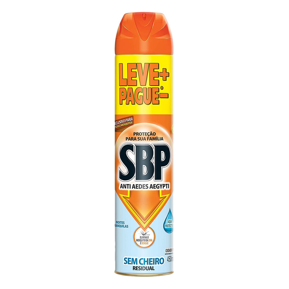 Inseticida Anti Aedes Aegypti SBP Aerosol Sem Cheiro 450ml Leve Mais Por Menos em Oferta na Shopee