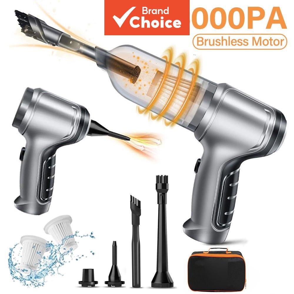  SZUK Mini Aspirador de Pó Portátil Sem Fio, Limpador de Quarto, Aspirador de Carro de Alta Potência