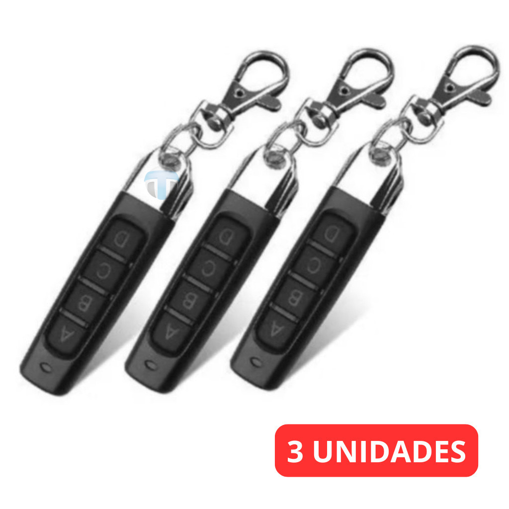 Kit 3 Controles Remoto 433MHz Portão Eletronico Compatível com PPA Garen Intelbras Top em Oferta na Shopee