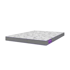 Colchão Casal D20 EXTRA FIRME 138x188x12 Hipoalergênico Cinza e Branco Acction SmartZzz By Plumatex