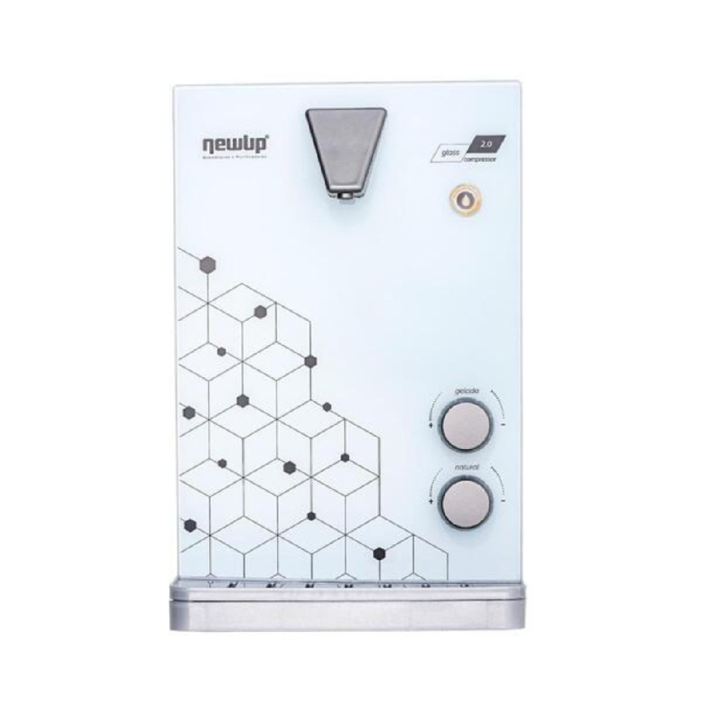 Purificador de Mesa ou Suspenso Refrigerado Glass Branco