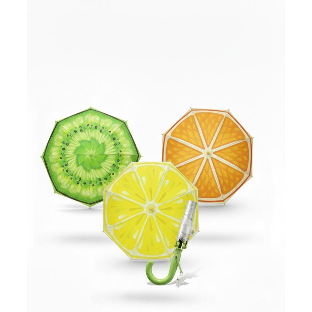 Guarda-Chuva Infantil com Apito Frutinhas Lona Secagem Rápida