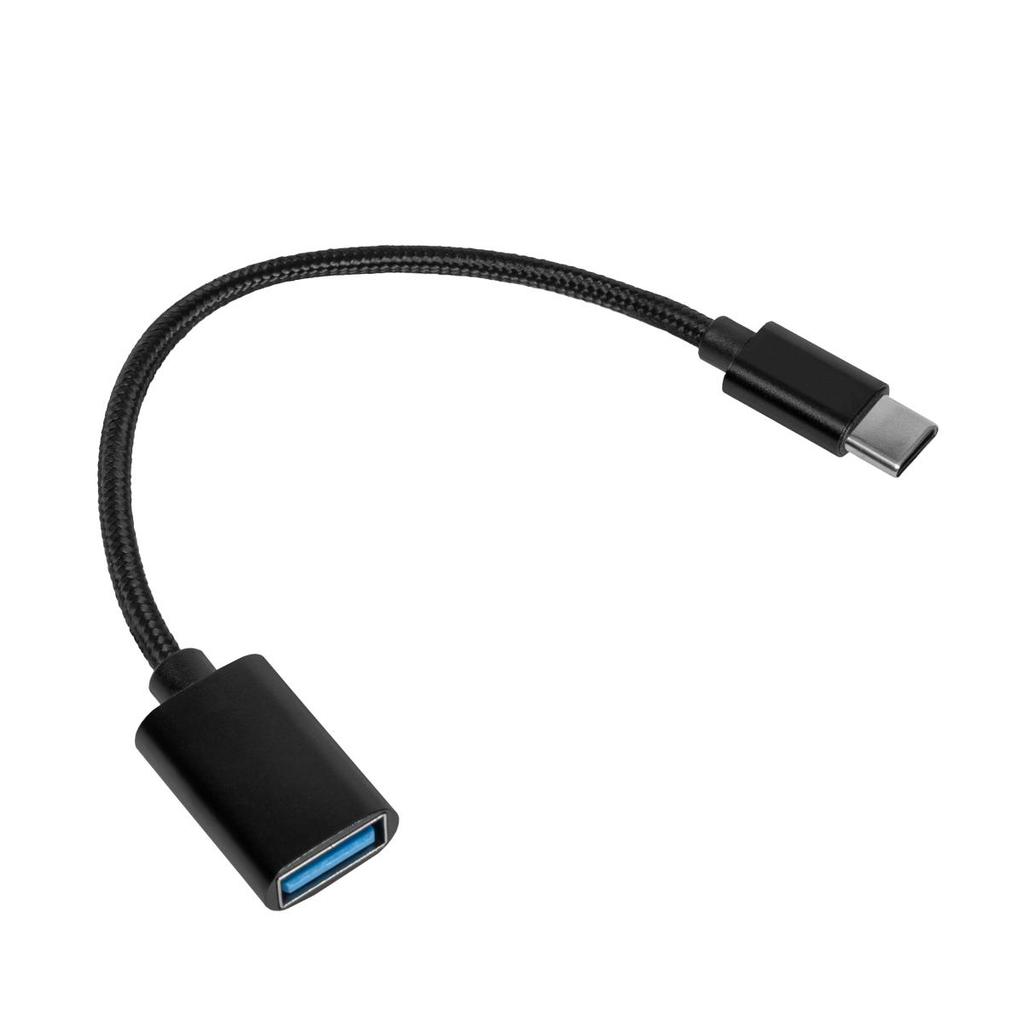 Adaptador OTG ALN, USB-A 2.0 Para Tipo C, Preto, ALN-CB-CMAF2-BK