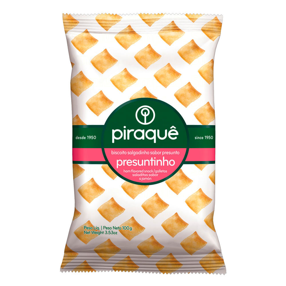 Biscoito Piraquê Presuntinho com 100g em Oferta na Shopee