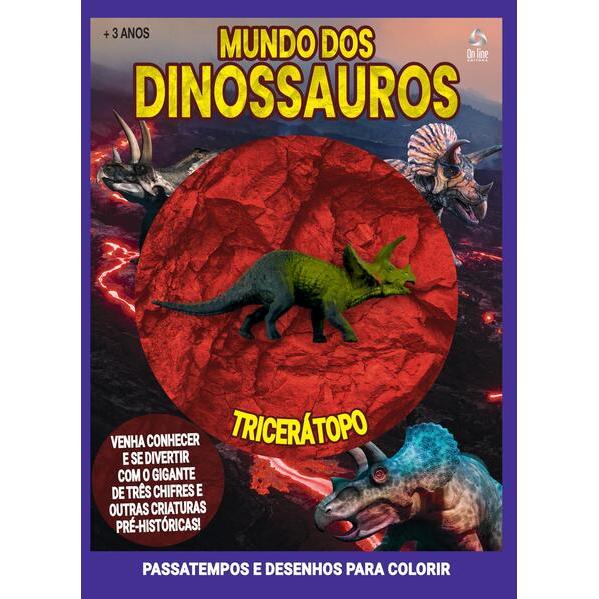 Mundo dos Dinossauros - Triceratops em Oferta na Shopee