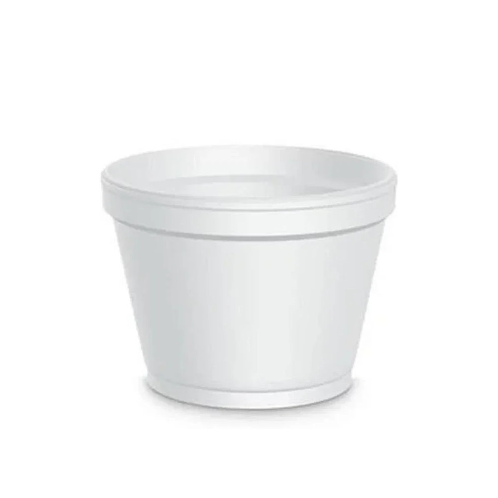 Kit 20 Potes Isopor 355ml (12oz) Darnel - Copo Térmico Para Alimentos Quentes - Sem Tampas