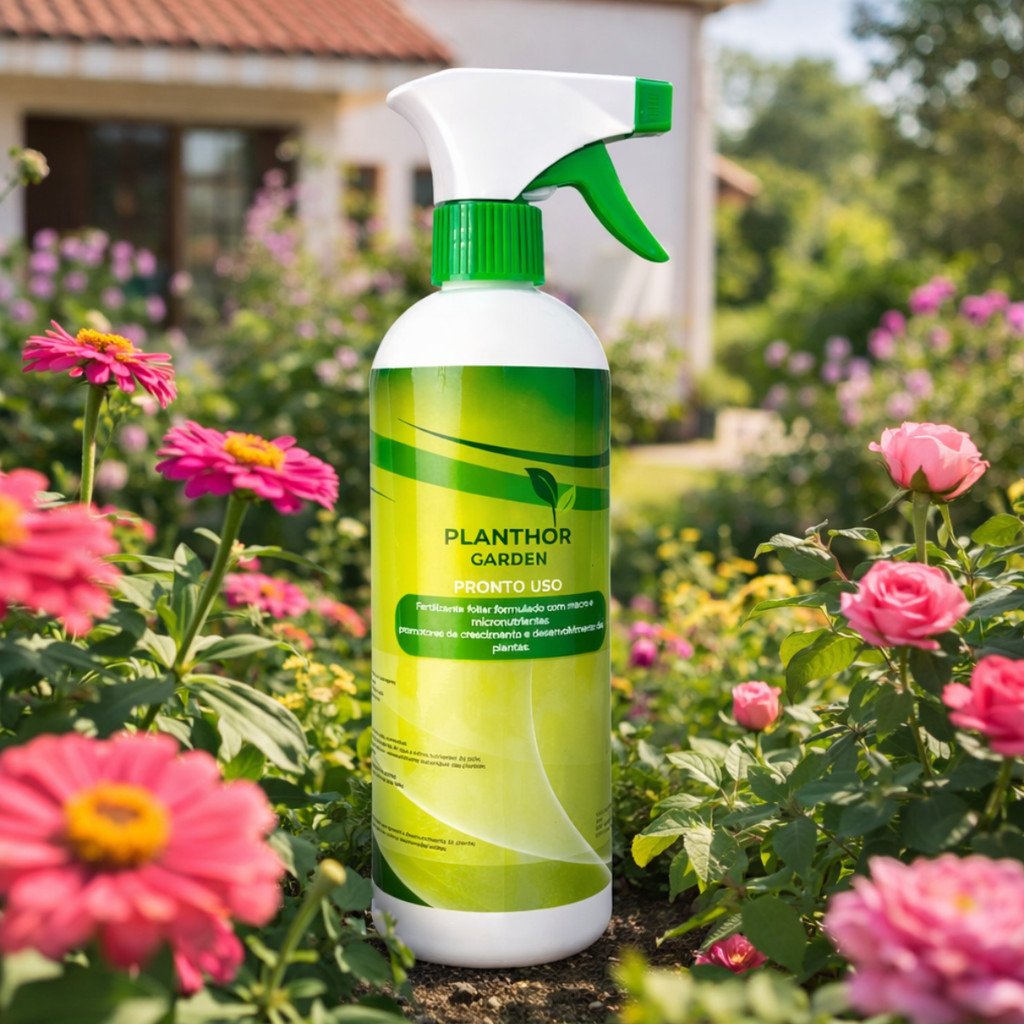 Adubo Fertilizante para Plantas Liquido Foliar Com Pulverizador Para Orquídeas