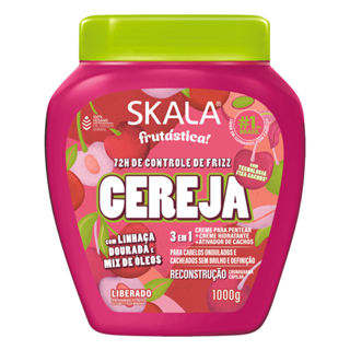 Creme para Pentear Hidratante e Ativador de Cachos 3 em 1 Skala Frutástica Cereja Potão 1000g em Oferta na Shopee