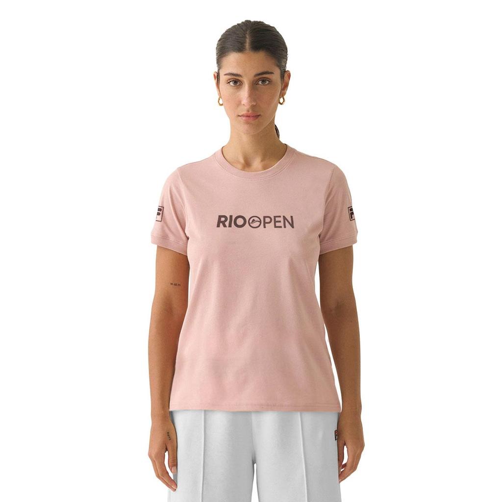 Camiseta Fila Rio Open F-Box Rosa