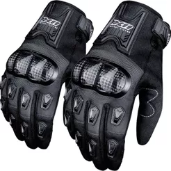 Luva X11 Blackout 2 Feminina Preta Motoqueiro Moto Motociclista