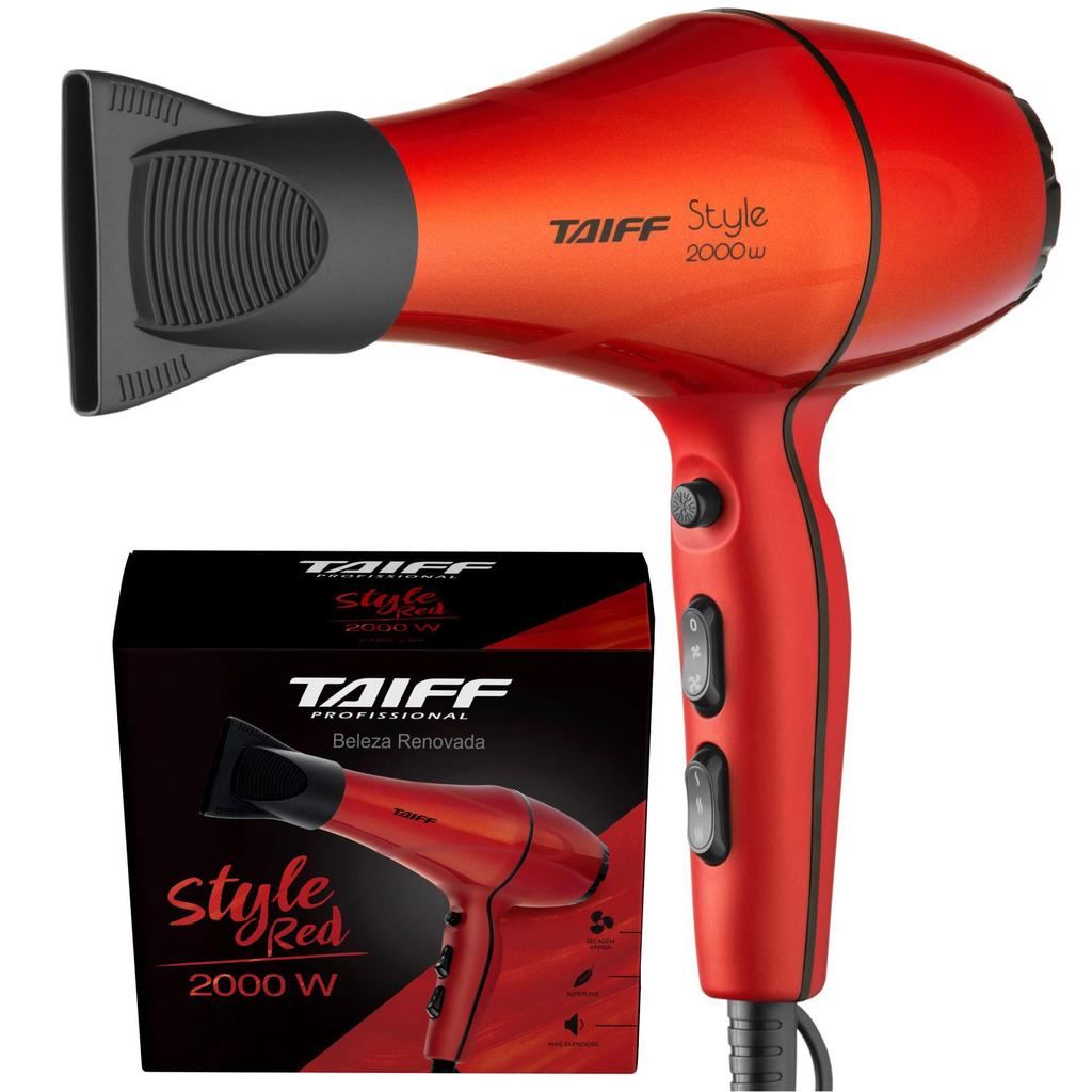 Secador De Cabelo Taiff Style RED  Profissional Original 2000W