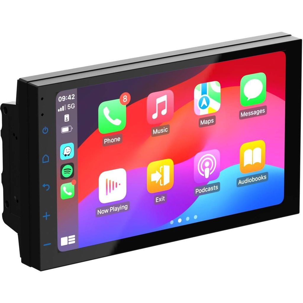 Multimídia Android 2GB 32GB 7pol Universal CarPlay Android Auto Espelhamento Novo - Sem Embalagem
