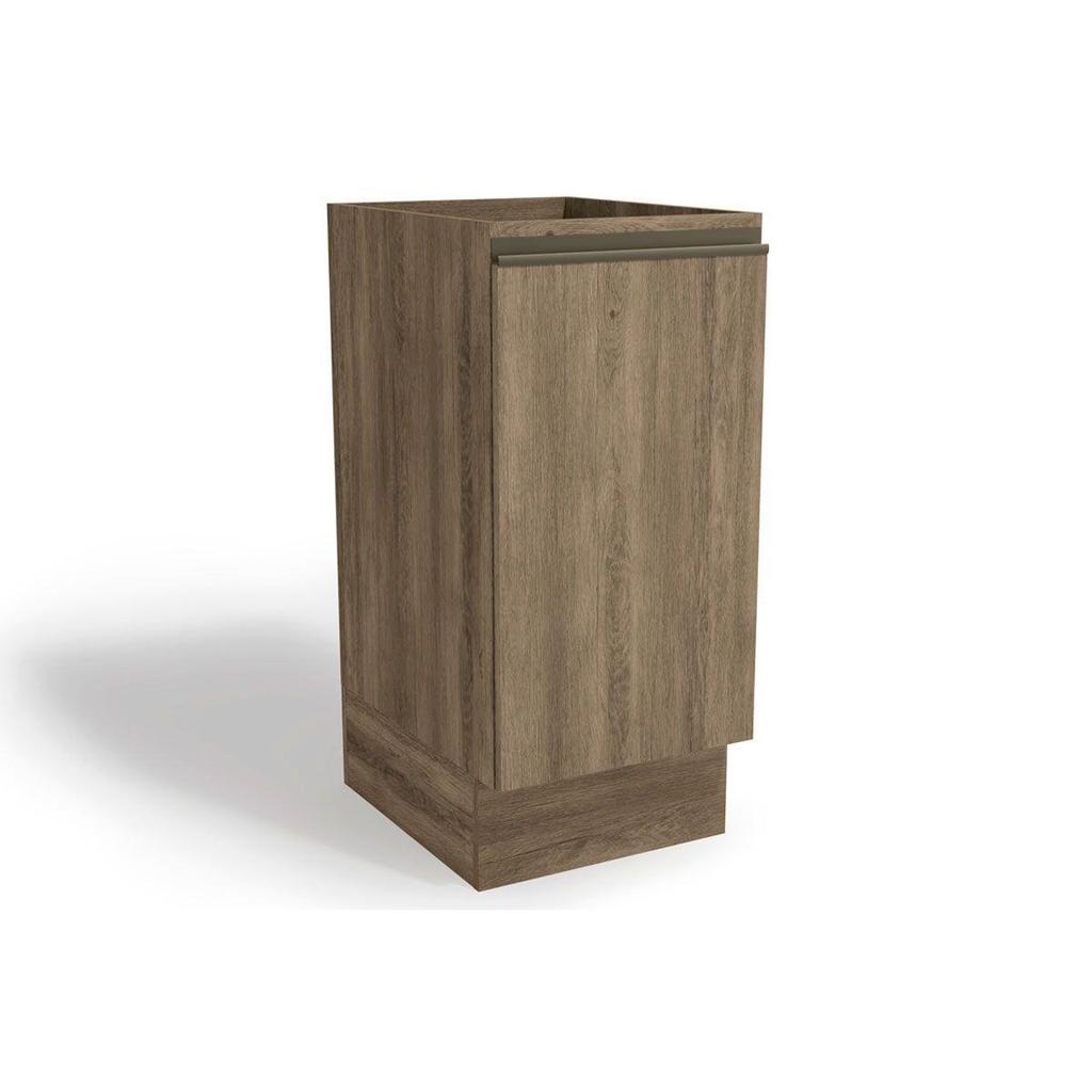 Módulo Cozinha Kappesberg Maxxi Balcão G741 c/ 1 Porta s/ Tampo 40cm Nogal em Oferta na Shopee