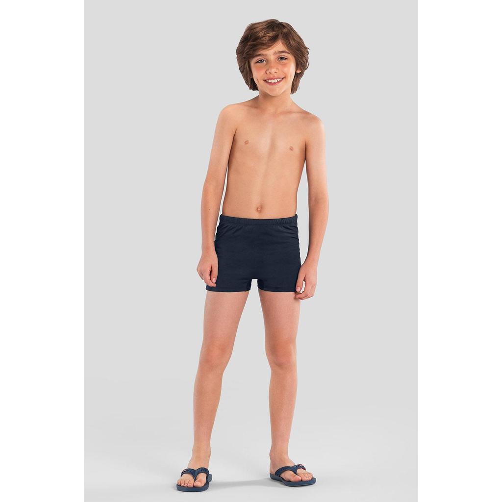 Sunga boxer infantil menino em malha UV Brandili