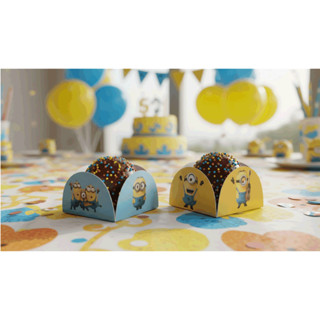 Forminhas para Doces  Tema MINIONS  - Decoração para Festas Aniversário MINIONS em Oferta na Shopee