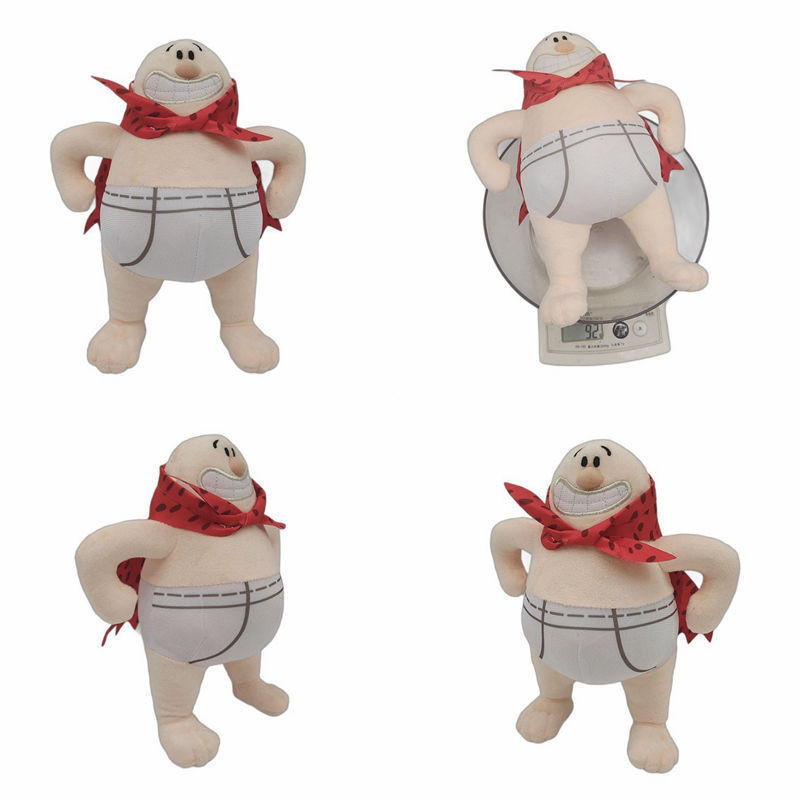 Novo Capitão Cuecas Cuecas As Aventuras do Capitão Superman boneca pelúcia brinquedo