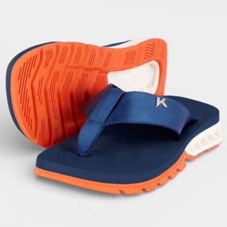 Chinelo Kenner Rakka U1 Masculino - Azul e Laranja em Oferta na Shopee