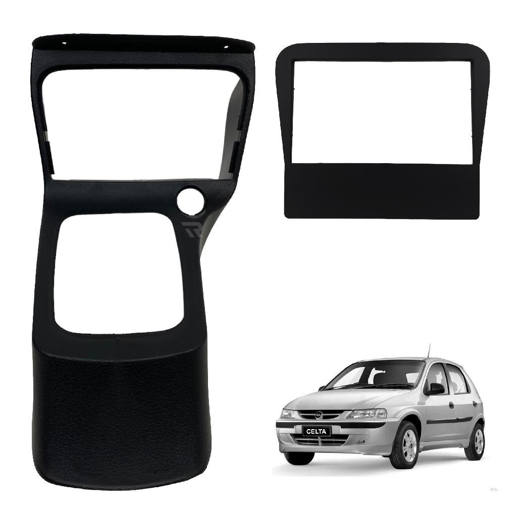 Moldura Painel Central Multimidia 7 Polegadas Chevrolet Celta G1 2000 a 2005