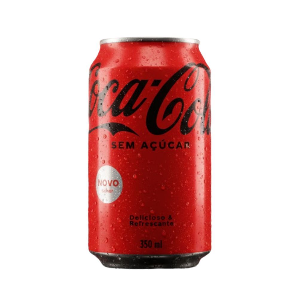 Refrigerante Coca Cola Sem Açúcar Lata 350ml
