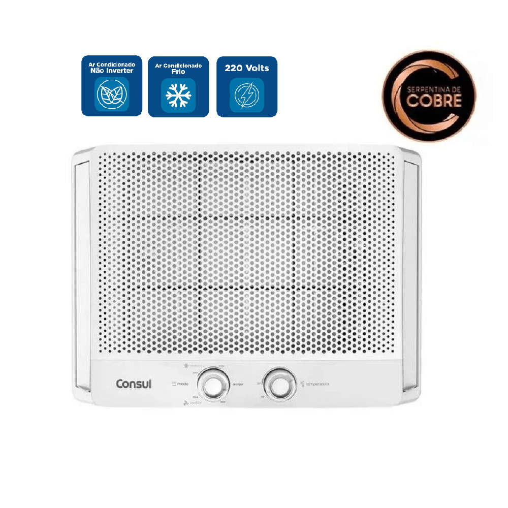 Ar Condicionado Janela Consul 7500 BTU/h Frio Mecânico CCB07FBBNA – 220 Volts em Oferta na Shopee