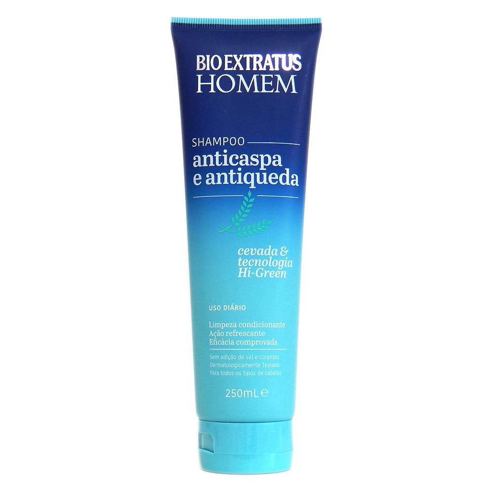 Shampoo Bio Extratus Homem Anticaspa e Antiqueda 250ml em Oferta na Shopee