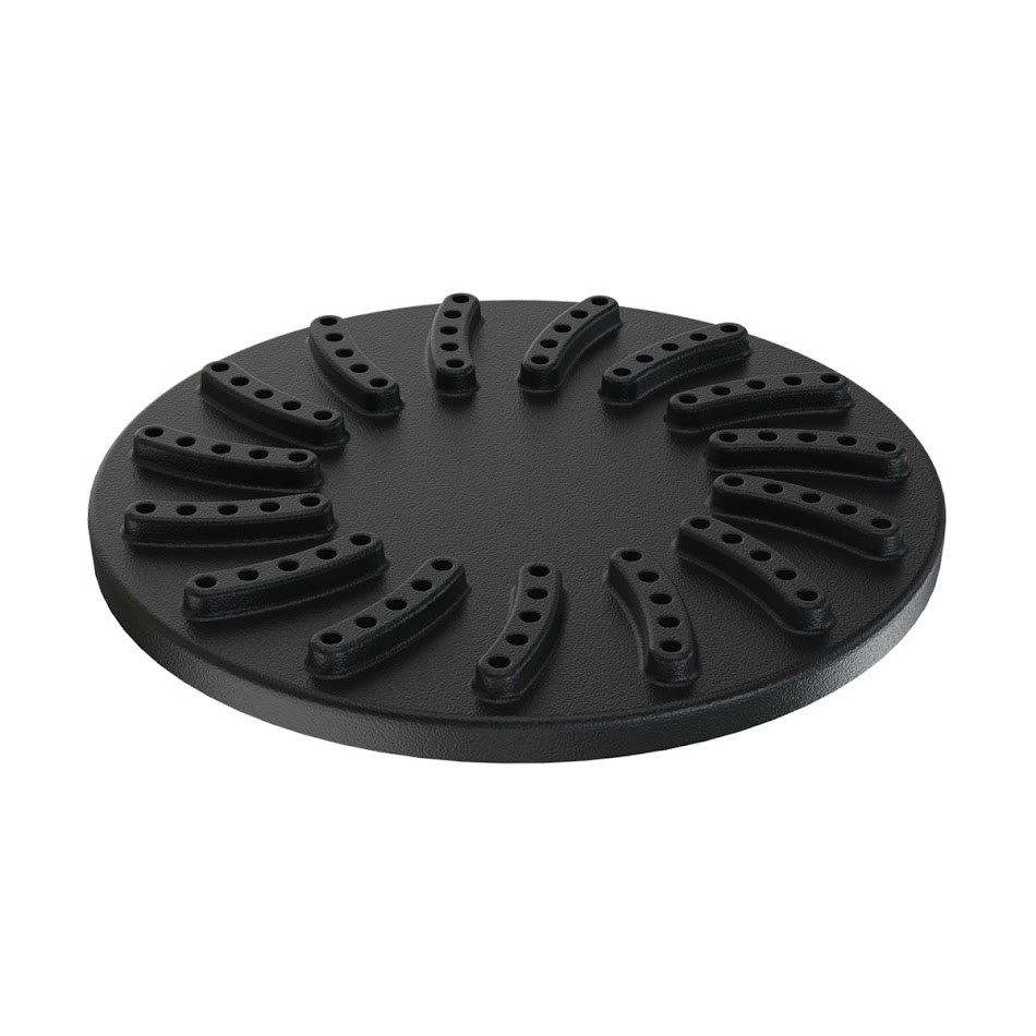 Espalha Chama Alta Pressão de Fogão Industrial Furado 13cm