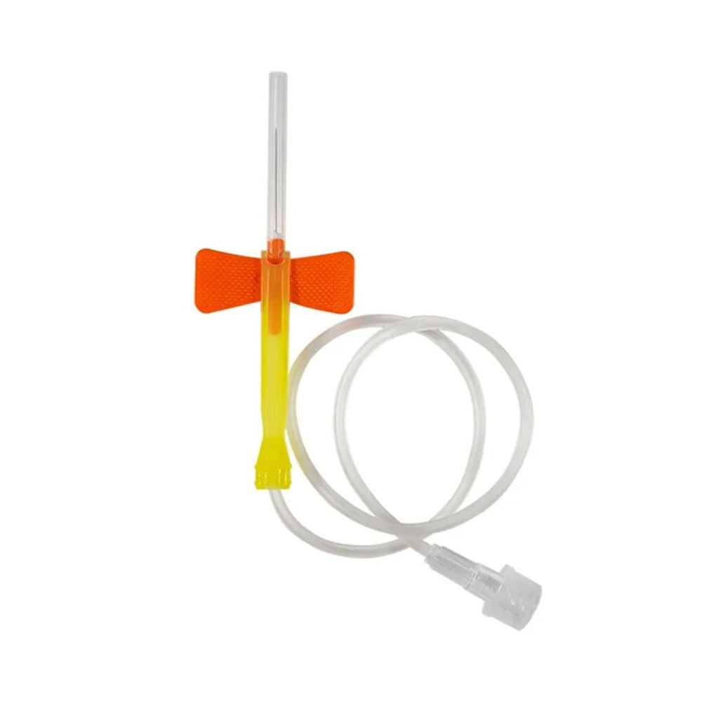 Escalpe de Segurança Descarpack Descartável Amarelo e Laranja 25G com 1 Unidade em Oferta na Shopee