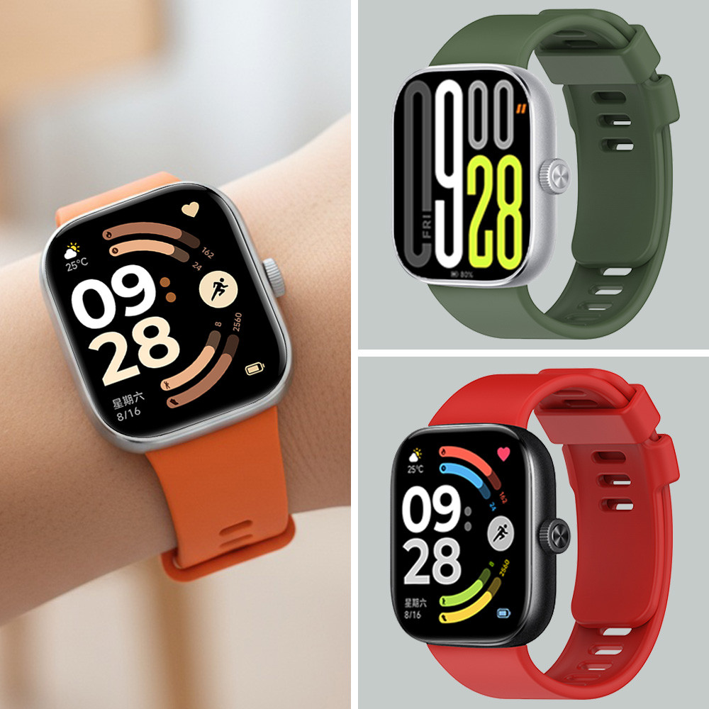 Pulseira Esportiva De Silicone Para Smartwatch Redmi Watch 6 5 4 Cinto De Borracha Original Macia Acessórios De Substitu
