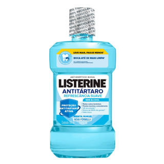 Enxaguante Bucal Listerine Tartar Control Zero Álcool 500ml em Oferta na Shopee
