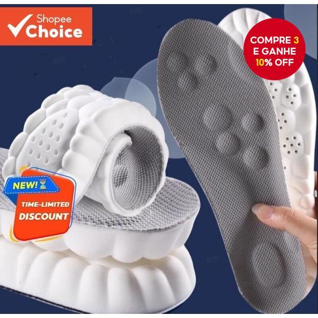 Palmilhas Ortopédicas De Látex Com Suporte De Arco , Almofadas Respiráveis Antiodor Para Conforto O Dia Todo