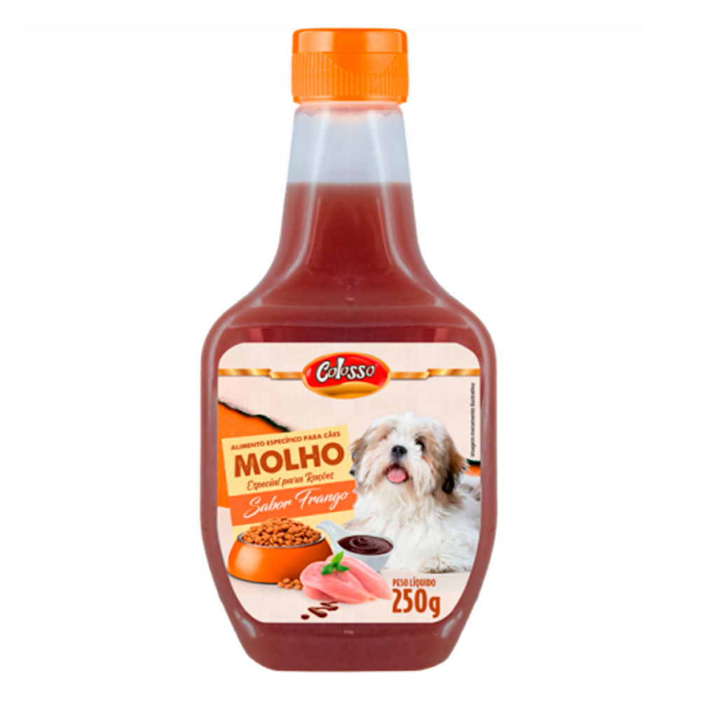 Molho Especial para Ração de Cachorro Colosso Sabor Frango 250g em Oferta na Shopee