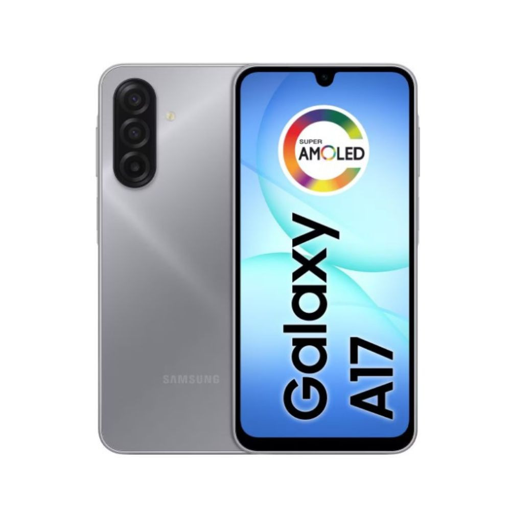 Celular Galaxy A17 4G Tela 6.7 128GB Super AMOLED Câmera Tripla 50MP Samsung - Cinza