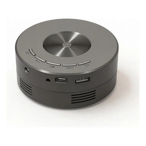 Mini Projetor Portátil Led Compacto Para Curta Distância  Preto