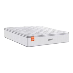 Colchão Queen Size Montreal com Euro pillow e Revestimento em Tecido Malha Inducol