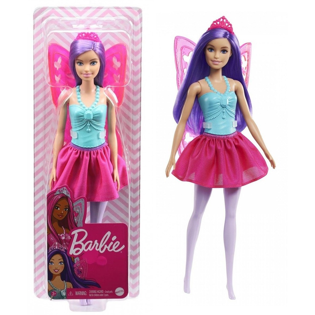 Boneca Barbie Fada Cabelo Roxo - Dreamtopia - Mattel