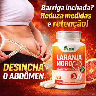 Laranja Moro 120 Cáps 500mg — Vitamina C — Retenção e Medidas em Oferta na Shopee
