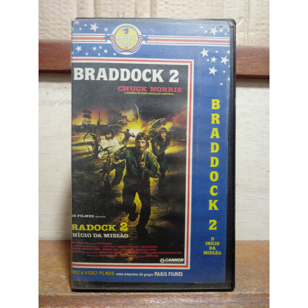 vhs Braddock 2 - O Inicio Da Missão - Chuck Norris