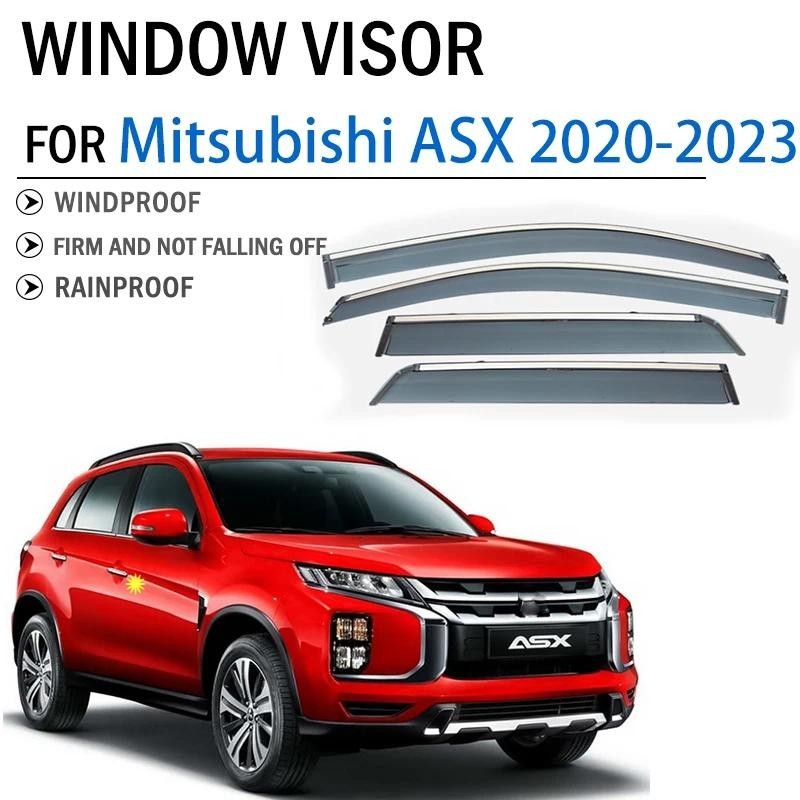 2020-2023 Para Mitsubishi ASX Janela Viseira Defletor Viseiras Sombra Sol Chuva Guarda Fumaça Capa Escudo Toldo Guarniçã