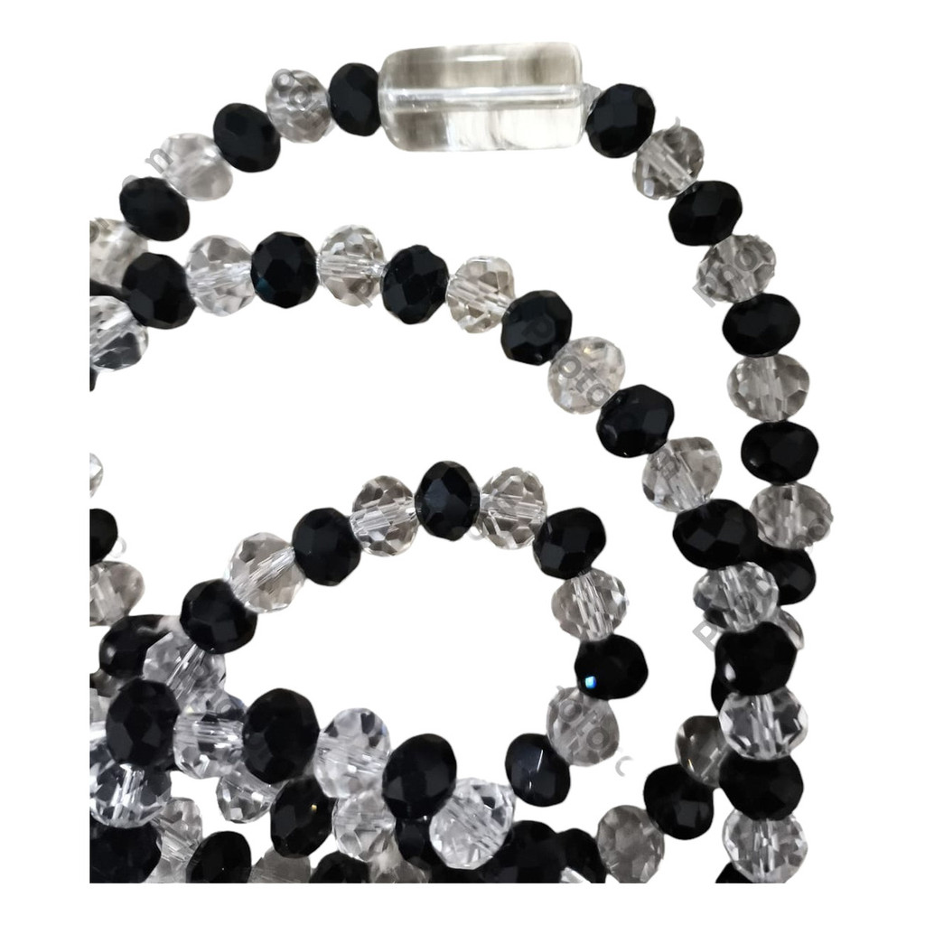 Guia De Preto Velho Cristal 180 Contas 8mm Em Cordonê