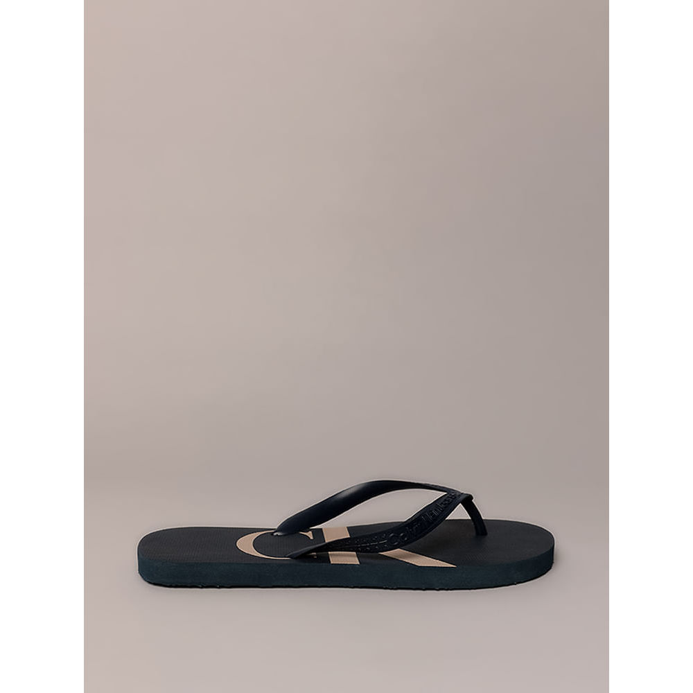 Chinelo Masculino Calvin Klein Jeans Com Logo - Marinho