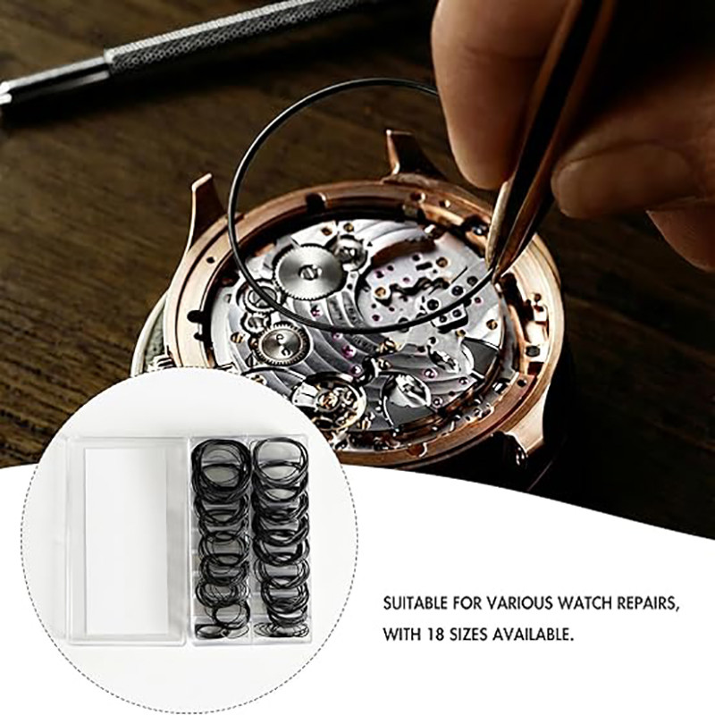 Relógio Capa Traseira À Prova Dwaterproof Água Junta Inferior Caso Anel De Vedação De Borracha Substituição Peças Reparo