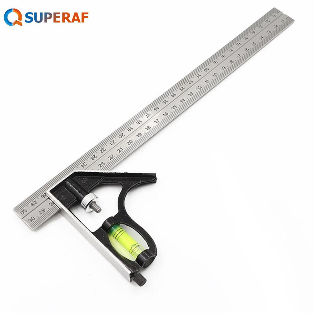 SUPERAF 12 " Binação Quadrada De Aço Inoxidável Nível De Bolha Ferramentas De Medição De Alumínio Quente