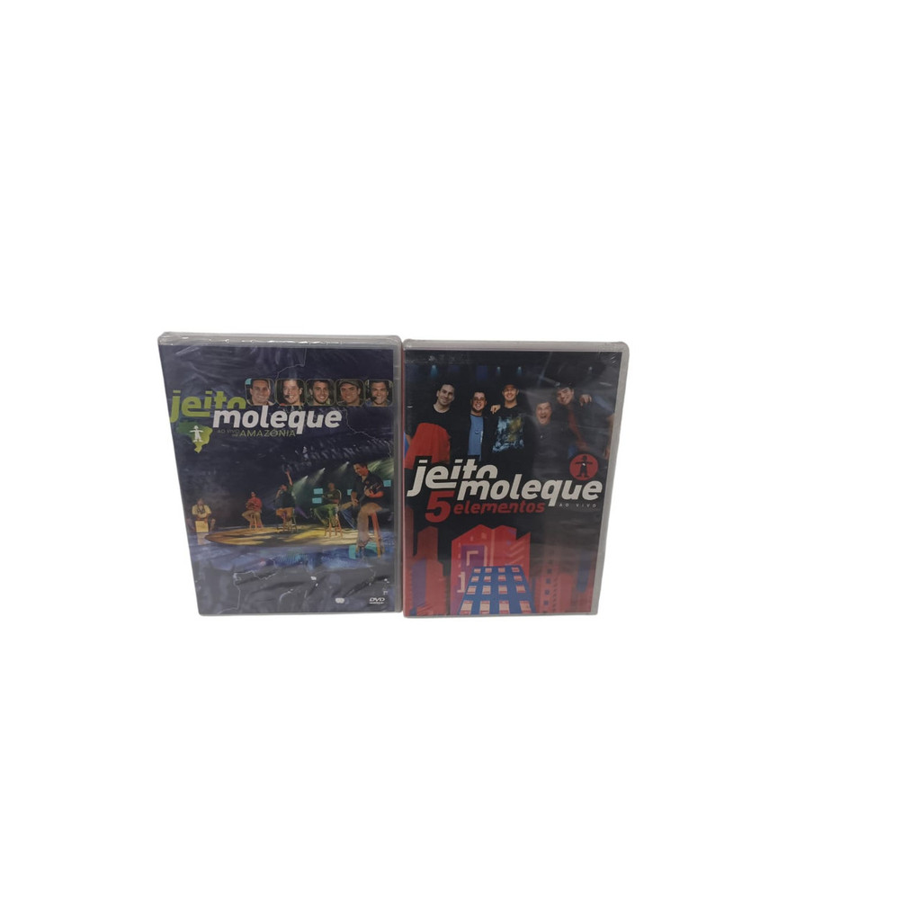 DVD Jeito Moleque - 5 Elementos E Ao Vivo Na Amazônia 2 DVDS