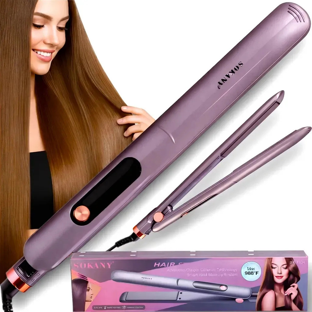 Prancha Chapinha Cerâmica Cabelo Profissional Alisadora 5 Níveis Bivolt 230° 110v-220v Bivolt