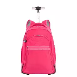 Mochila Carrinho 2 Compartimentos Paul Frank T03 - Dark Pink